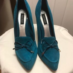 White House Black Market Suede heels